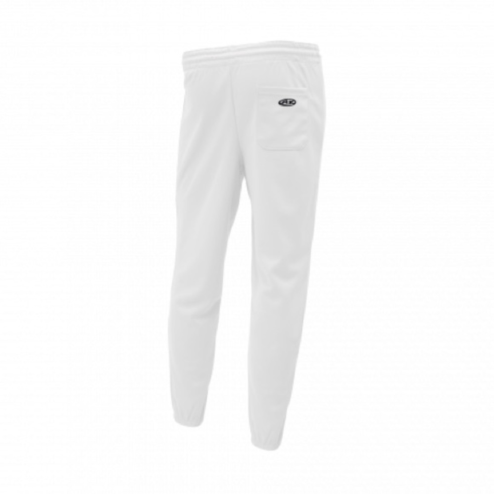 AK Athletic Knit White Baseball League Uniform Sports Jogger Sweatpants S/P
